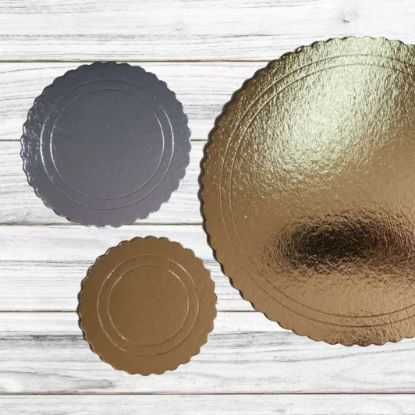 Imagen de Base 17 cmm diámetro , 2 mm espesor  color dorado