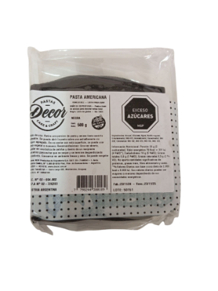 Imagen de Pasta americana decor negra 1/2 kg