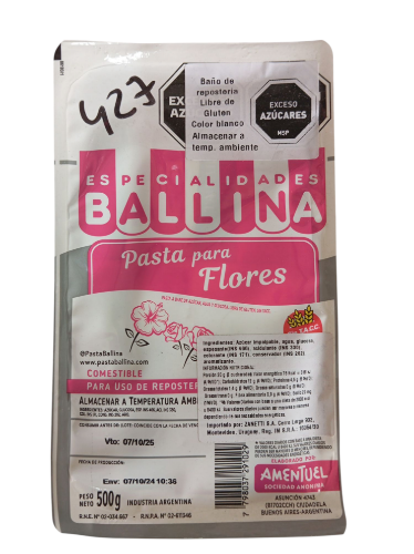 Imagen de Pasta de flores ballina 500 gs