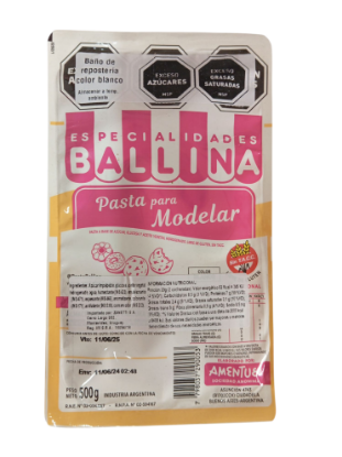 Imagen de Pasta de modelar ballina 500 gs