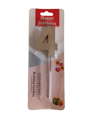 Imagen de Vela 4 dorado