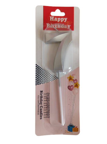 Imagen de Vela 7 plateado