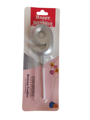 Imagen de Vela 9 plateado