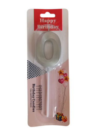 Imagen de Vela 0 plateado