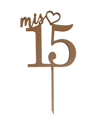 Imagen de Topper mis 15 crudo