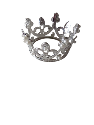 Imagen de Corona mini plateada