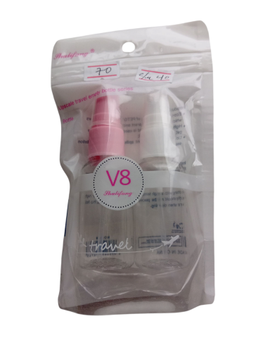 Imagen de Set de frascos con atomizador