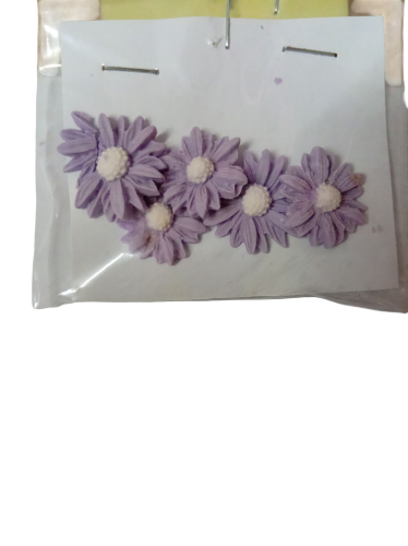 Imagen de Margaritas violetas centro blanco