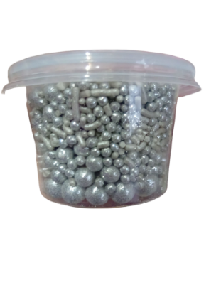 Imagen de Sprinkles plateados