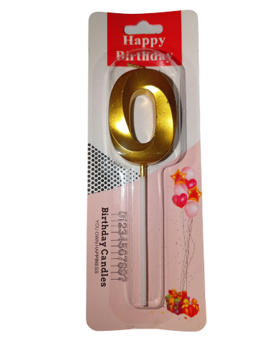 Imagen de Vela dorada número 0