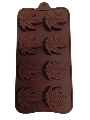 Imagen de Molde silicona hojas de marihuana