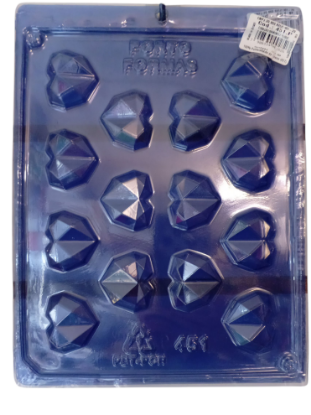 Imagen de Acetato corazón diamantado chico