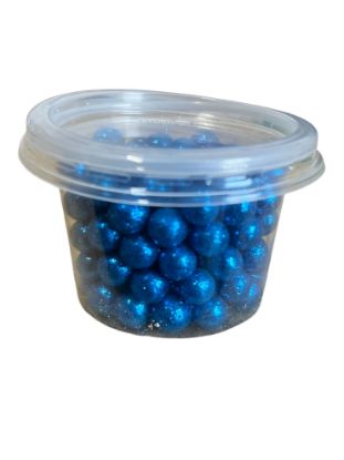 Imagen de Perlas con glitter azules