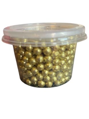 Imagen de Perlas doradas medianas