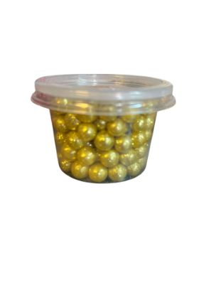 Imagen de Perlas grandes doradas