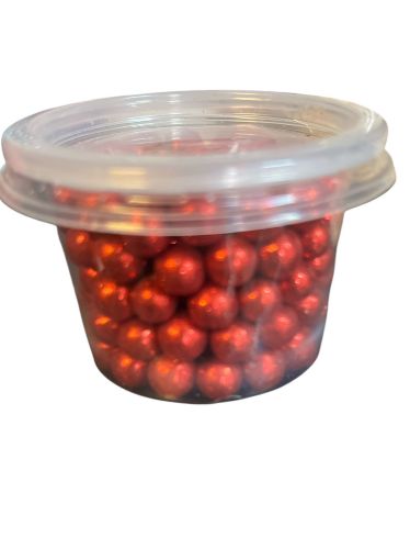 Imagen de Perlas rojas medianas