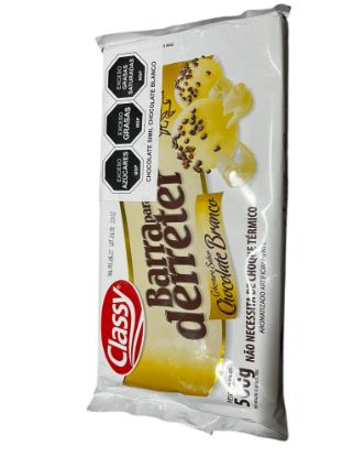 Imagen de Tableta de chocolate blanco 500 grs
