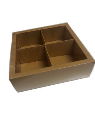 Imagen de Caja Mora con divisiones 16 x 16 x 5 cm