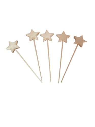 Imagen de Estrellas Topper para muffin 2 cm