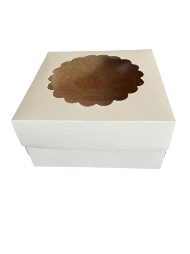 Imagen de Caja blanca con visor ondulado